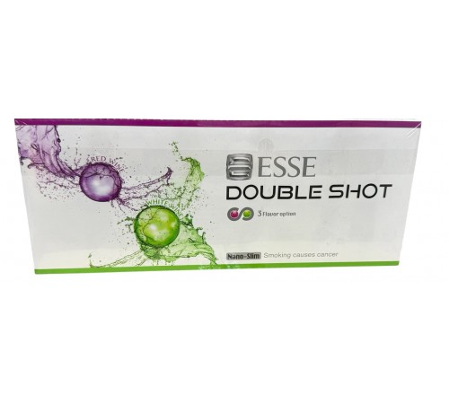 Купить Сигареты Esse Double Shot NanoSlim ( Эссе Нано Кнопка Красно-Белое Вино ) оптом