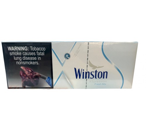 Купить Сигареты Winston XSpression Fresh Mix ( Винстон Кнопка Мята Суперслим ) оптом