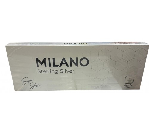 Купить Сигареты Milano Sterling Silver SS (Милано Стерлинг Сильвер Суперслим ) оптом